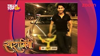 Swaragini s Lakshya Namish Taneja s new car catches fire  Telly Top Up [upl. by Muire]