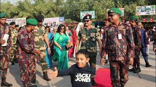 BGB BSF Joint Retreat Parade ll 52 nd Victory Day of Bangladesh16 December 2023 ll Drone Rent Dhaka [upl. by Ahouh931]