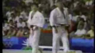 Judo 1992 Barcelona Koga JPN  Hajtos HUN 71kg [upl. by Odraode206]