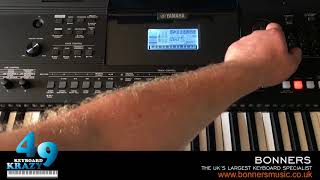 The New Yamaha PSREW410 Keyboard  Tutorial [upl. by Nibot]