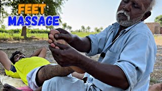 ASMR  ANKLE ADJUSTMENT SPECIAL FEET AND LEG MASSAGE  COMBINED WITH HEAD MASSAGE [upl. by Malvia]