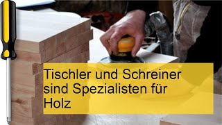 Die Kunst des Holzhandwerks Tischler und Schreiner im Fokus [upl. by Okihcim]