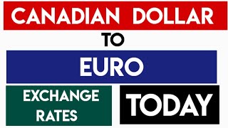 1 CAD to EUR  Convert Canadian Dollars to Euros Currency Exchange Today 6 September 2024 [upl. by Llegna702]