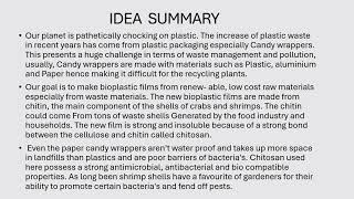 BIOPLASTIC FROM SHRIMP SHELL [upl. by Tempest900]