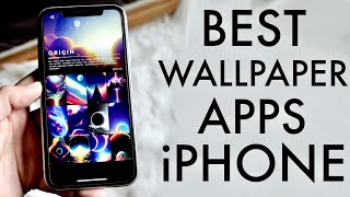 The BEST Wallpaper Apps For iPhone [upl. by Nohshan901]