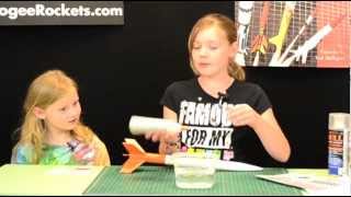 Apply Water Slide Decals To A Model Rocket [upl. by Durkee]