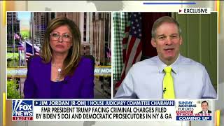 Maria Bartiromo confronts Jim Jordan over investigations going nowhere [upl. by Oidale]