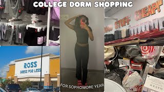 COLLEGE DORM SHOPPING 2024 walmart target ross ollie etc [upl. by Rimidalv]