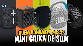 As 5 Melhores MINI CAIXAS DE SOM PORTÃTEIS de 2024 âœ… [upl. by Christin448]