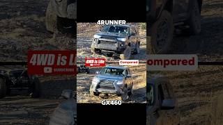 Toyota 4Runner vs Lexus GX460  Offroad comparison 4runner GX460 offroad [upl. by Oikim]