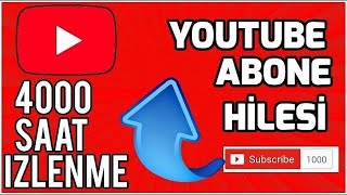 ÃœCRETSÄ°Z YOUTUBE ABONE ARTTIRMA  YouTube Abone Hilesi 2024 [upl. by Siward892]