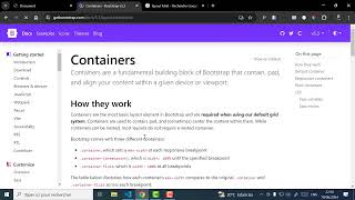 Ep 05  Formation Bootstrap 5  layout containers  darija maroc [upl. by Pazit]