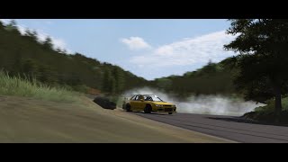 3 Wheel Backie  Mikawa Motorland  VDC PS13 40  Assetto Corsa PC [upl. by Sheree951]