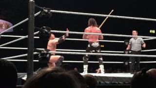 Dolph Ziggler vs Miz w Maryse WWE Live 09112016 Birmingham UK [upl. by Evreh154]