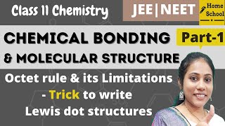 Chemical Bonding Class 11 Chemistry  Chapter 4  JEE NEET  Part1 [upl. by Philana]