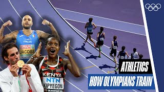 🏃How track amp field athletes train💨🏋️ How Olympians Train [upl. by Niamart]