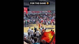 Nenad Dimitrijevic game winning three pointer Macedonia vs Denmark armani milano dimitrijevic [upl. by Torres]