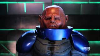 DOCTOR WHO Exclusive Message from STRAX  50th Anniversary on BBC America [upl. by Oigres]