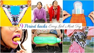 9 Life Saving PERIOD HACKS You MUST Try  Sketch Comedy Anaysa [upl. by Cronin890]