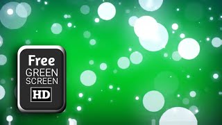 Bokeh green screen  white particles green screen video  Green screen video [upl. by Adnana912]