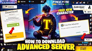 how to download advance server free fire  ob45 advance server download link  ff advance server [upl. by Karub]