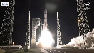 Blastoff ULAs Vulcan rocket launches moon lander on first mission [upl. by Irovi]