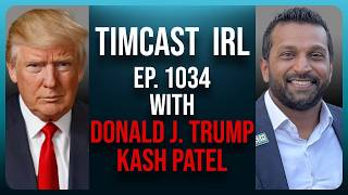 President Trump Talks Immigration amp War WIth Tim Pool w Trump amp Kash Patel  Timcast IRL [upl. by Skell]