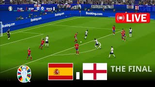 eFootball Pes 21 Gameplay  Spain vs England 21  THE FINAL  UEFA Euro Cup 2024 [upl. by Sonitnatsnoc]