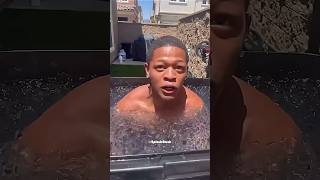 When YK Osiris Did The IceBath Challenge ykosiris drake rap hiphopartist viralshorts [upl. by Asecnarf]