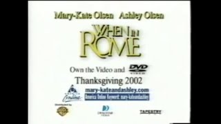 When in Rome VHS amp DVD Trailer 2002 [upl. by Suivatnom]