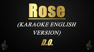 Rose English Version  DO 디오 KaraokeInstrumental [upl. by Yvor]