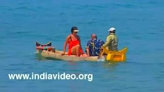 Water Sports at Kovalam Beach Kerala [upl. by Eentrok]