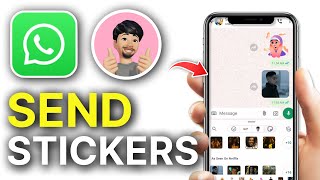 How To Send Stickers In WhatsApp  Full Guide [upl. by Ford57]