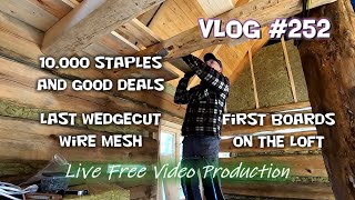 Good deals Fitting last wedgecut First boards on the loft Vlog 252  S5 [upl. by Nnail]