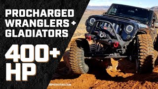 How to add a Supercharger to a Jeep Wrangler or Gladiator 400 HP with ProCharger [upl. by Arual106]