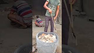 pital ki thali kaise banti hai making shortsvideo [upl. by Nabroc8]