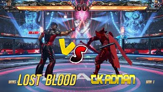 LOST BLOOD EDDY VS TK ADNAN  Yoshimitsu  Tekken 8 Rank Match [upl. by Nwahsyar464]