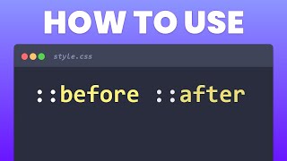 Learn CSS before and after in 4 Minutes [upl. by Remliw]