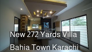 Brand new 272 yards Villa Precinct 1 Bahria Town Karachi Pakistan [upl. by Allison734]