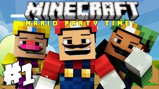 NEW Minecraft Mario Party Time  Ep 1  Let the Party Begin [upl. by Wolsky]