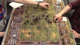 Battlereport Bloodbowl 01 Adepticon Round 1 Table 1 Ogres vs Nurgle [upl. by Uyekawa]