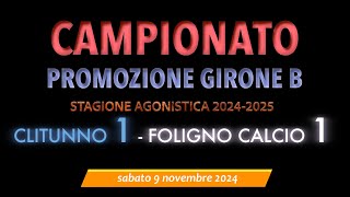 CLITUNNO vs FOLIGNO del 09 11 2024 [upl. by Shelli]