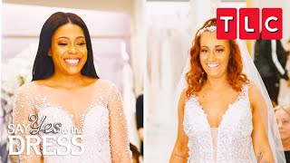 Dresses With The MOST Glitter Full Episode  Say Yes to the Dress  TLC [upl. by Ahseetal513]