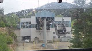 WhistlerBlackcomb gondola from Village Centre to the Peak 2 Peak June 2024 [upl. by Meade852]