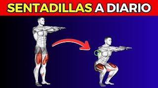 Haz Sentadillas TODOS LOS DÍAS y Esto le Pasará a tu Cuerpo Desarrollo Muscular [upl. by Aicittel]