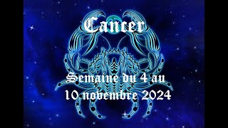 Cancer  Guidance du 4 au 10 novembre 2024  Vous êtes fatigué dattendre cette relation [upl. by Ainsley]