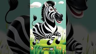 The Zebra Song  A Fun and Educational Song for Kids About Zebras kidsvideos funforkids kidssong [upl. by Martine]