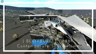 Bloxburg  888K Contemporary Shard Home [upl. by Enelyak]