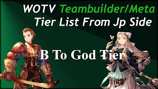 WOTV Teambuilder JP Meta Tier List [upl. by Halla]