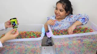 تحدي الاوربيز 500 ألف حبة  ORBEEZ TOY CHALLENGE WITH SHFA [upl. by Repsag]